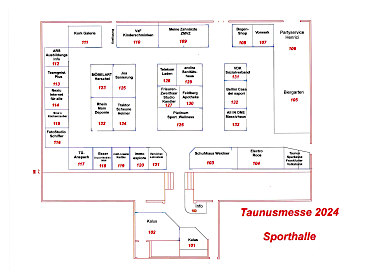 Plan Sporthalle